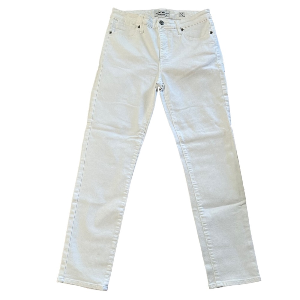 Lucky Brand Hayden Crop White Denim Jeans Women’s Size 6/28